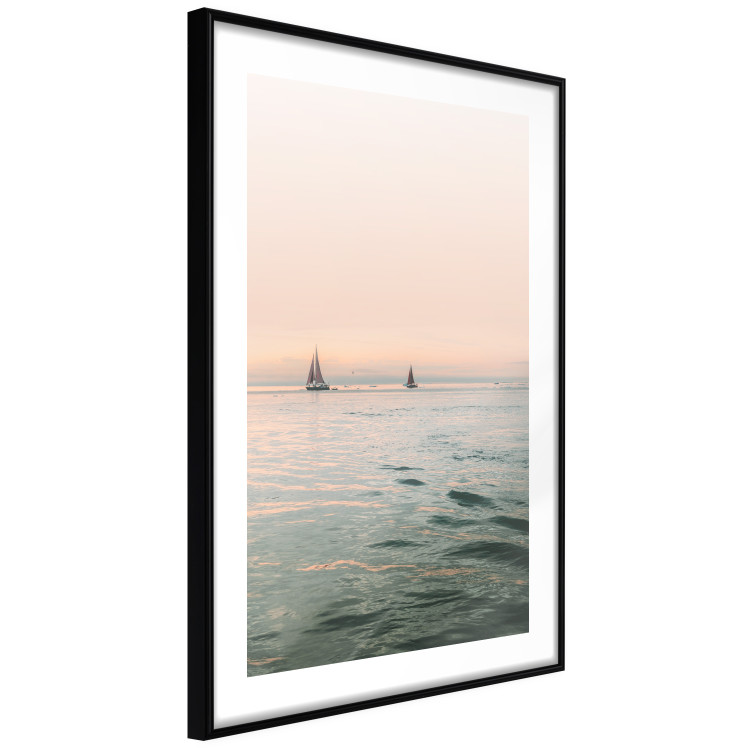 Wall Poster Southern Breeze - seascape with sailboats against sunset backdrop 129611 additionalImage 4
