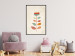 Poster Queen of Flowers - abstract plant created from colorful figures 129911 additionalThumb 4