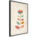 Poster Queen of Flowers - abstract plant created from colorful figures 129911 additionalThumb 11