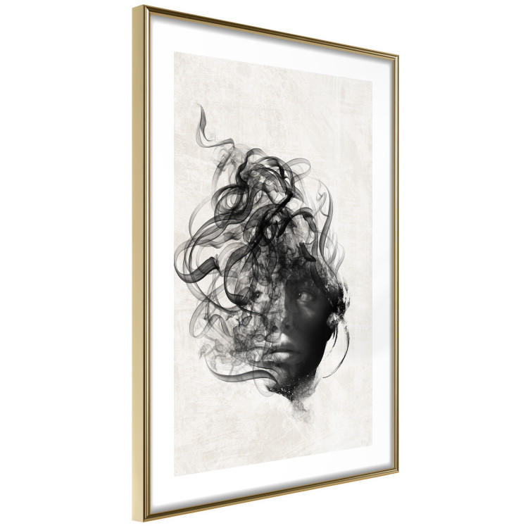 Poster Scattered Thoughts - female face depicted in an abstract motif 131911 additionalImage 9