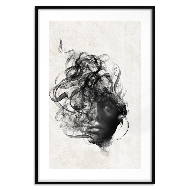 Poster Scattered Thoughts - female face depicted in an abstract motif 131911 additionalImage 15