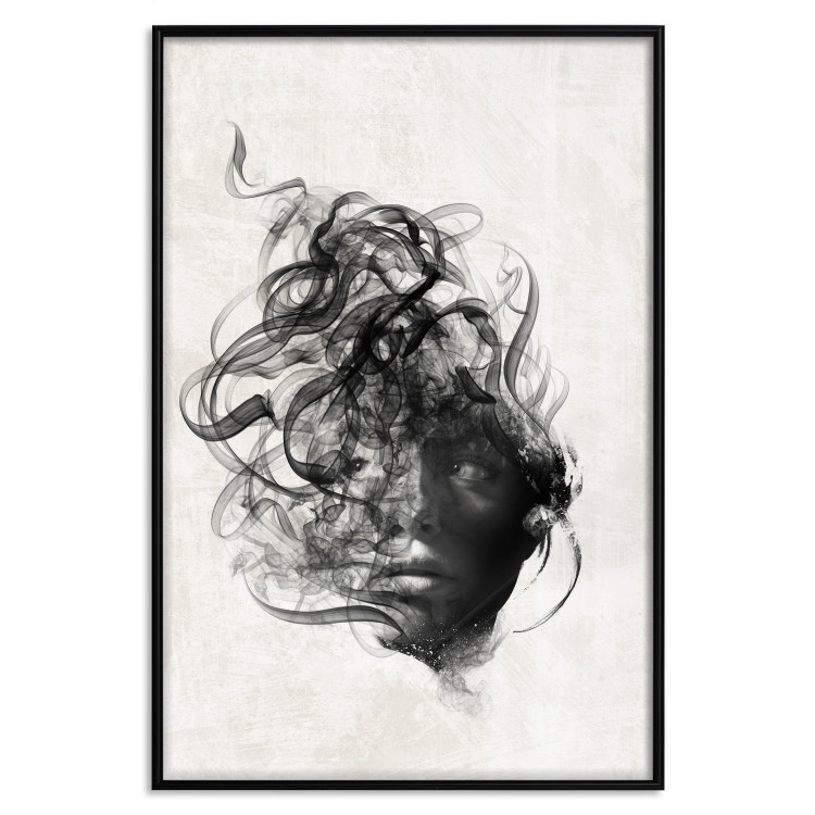 Poster Scattered Thoughts - female face depicted in an abstract motif 131911 additionalImage 16