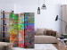 Room Divider Screen Rainbow Wall (3-piece) - composition with colorful brick texture 132811 additionalThumb 4