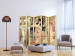 Room Divider Alphonse Mucha: Women II (5-piece) - colorful pattern with inscriptions 133311 additionalThumb 6
