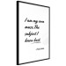 Poster Be Your Muse - black English quotes on a white background 134211 additionalThumb 6