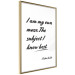 Poster Be Your Muse - black English quotes on a white background 134211 additionalThumb 14