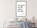 Poster Be Your Muse - black English quotes on a white background 134211 additionalThumb 4