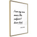 Poster Be Your Muse - black English quotes on a white background 134211 additionalThumb 7