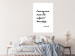 Poster Be Your Muse - black English quotes on a white background 134211 additionalThumb 3