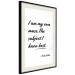 Poster Be Your Muse - black English quotes on a white background 134211 additionalThumb 2