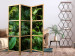 Room Divider Sunny Jungle (3-piece) - green leaves of tropical plants 134311 additionalThumb 6