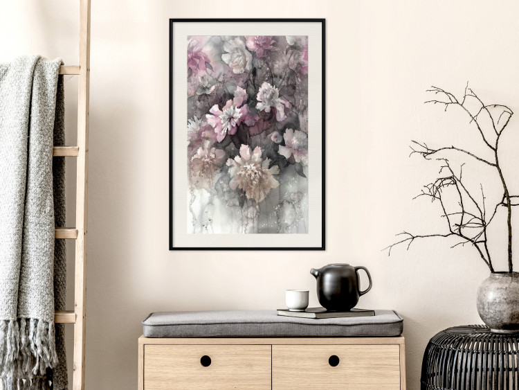Wall Poster Tinted Feeling - floral composition of flowers in a watercolor motif 134811 additionalImage 24