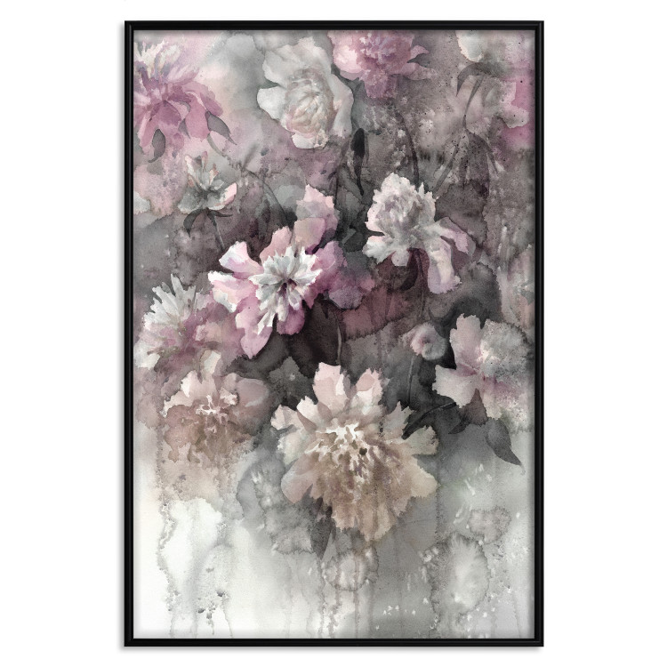 Wall Poster Tinted Feeling - floral composition of flowers in a watercolor motif 134811 additionalImage 16