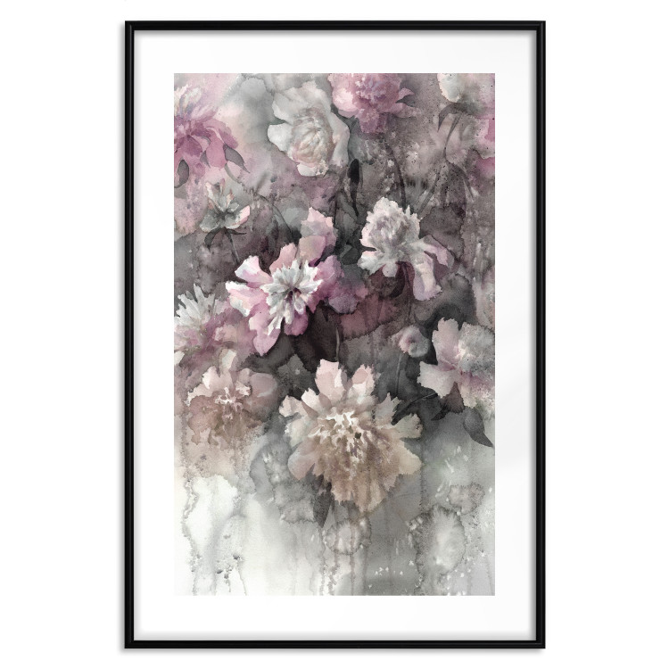 Wall Poster Tinted Feeling - floral composition of flowers in a watercolor motif 134811 additionalImage 15