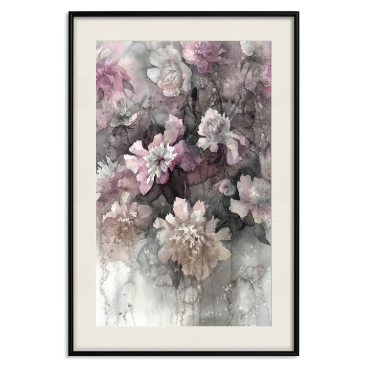 Wall Poster Tinted Feeling - floral composition of flowers in a watercolor motif 134811 additionalImage 19