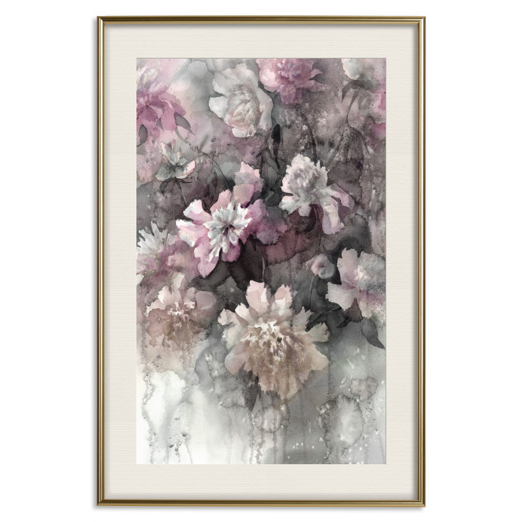 Wall Poster Tinted Feeling - floral composition of flowers in a watercolor motif 134811 additionalImage 20
