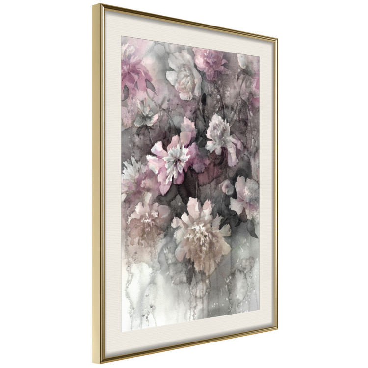 Wall Poster Tinted Feeling - floral composition of flowers in a watercolor motif 134811 additionalImage 13