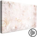 Canvas Print Creamy fog - Abstraction with blurry pink and white with gold elements 135111 additionalThumb 6