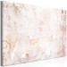 Canvas Print Creamy fog - Abstraction with blurry pink and white with gold elements 135111 additionalThumb 2