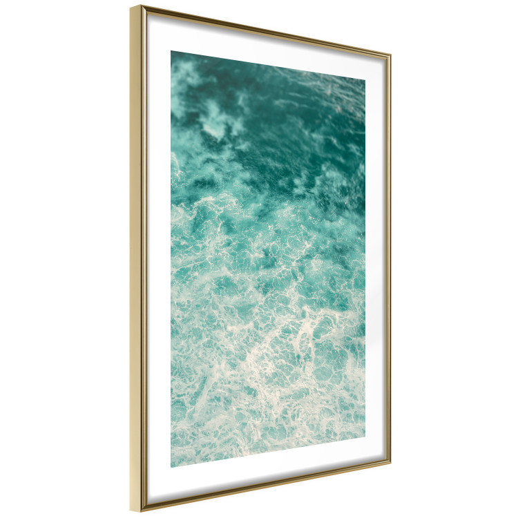 Wall Poster Joyful Dance - seascape of turquoise water with gentle waves 135311 additionalImage 2
