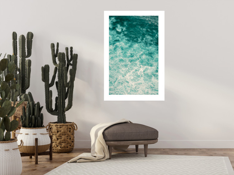 Wall Poster Joyful Dance - seascape of turquoise water with gentle waves 135311 additionalImage 11