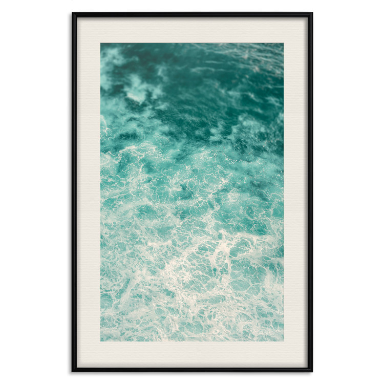 Wall Poster Joyful Dance - seascape of turquoise water with gentle waves 135311 additionalImage 23
