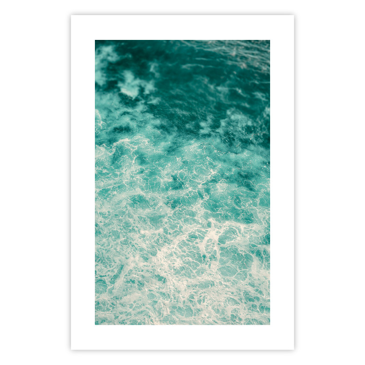 Wall Poster Joyful Dance - seascape of turquoise water with gentle waves 135311 additionalImage 9