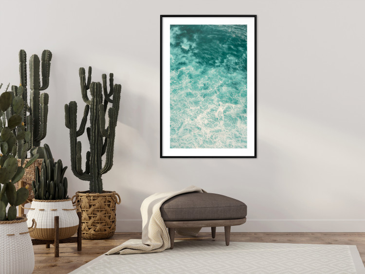 Wall Poster Joyful Dance - seascape of turquoise water with gentle waves 135311 additionalImage 18