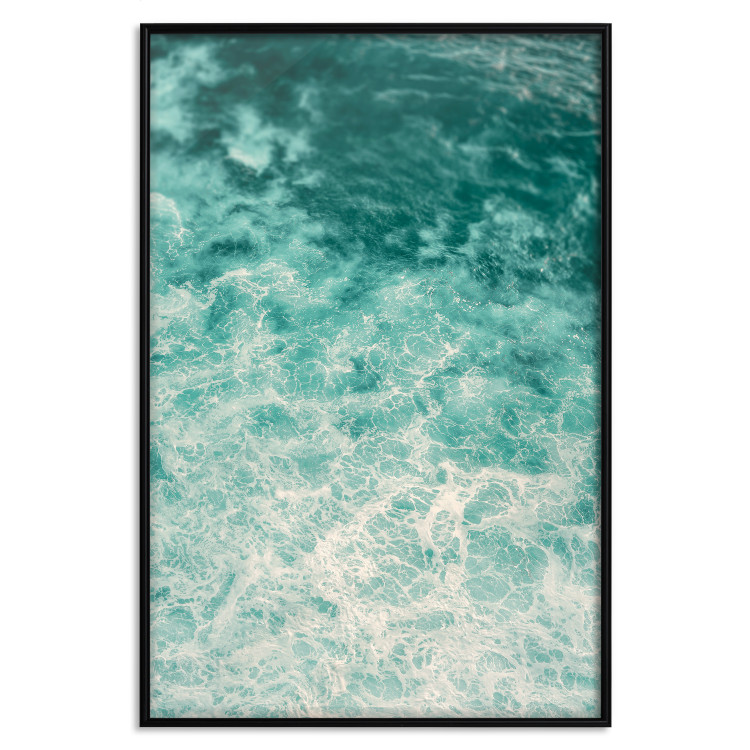 Wall Poster Joyful Dance - seascape of turquoise water with gentle waves 135311 additionalImage 26