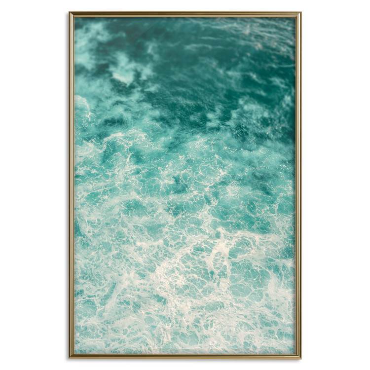 Wall Poster Joyful Dance - seascape of turquoise water with gentle waves 135311 additionalImage 25