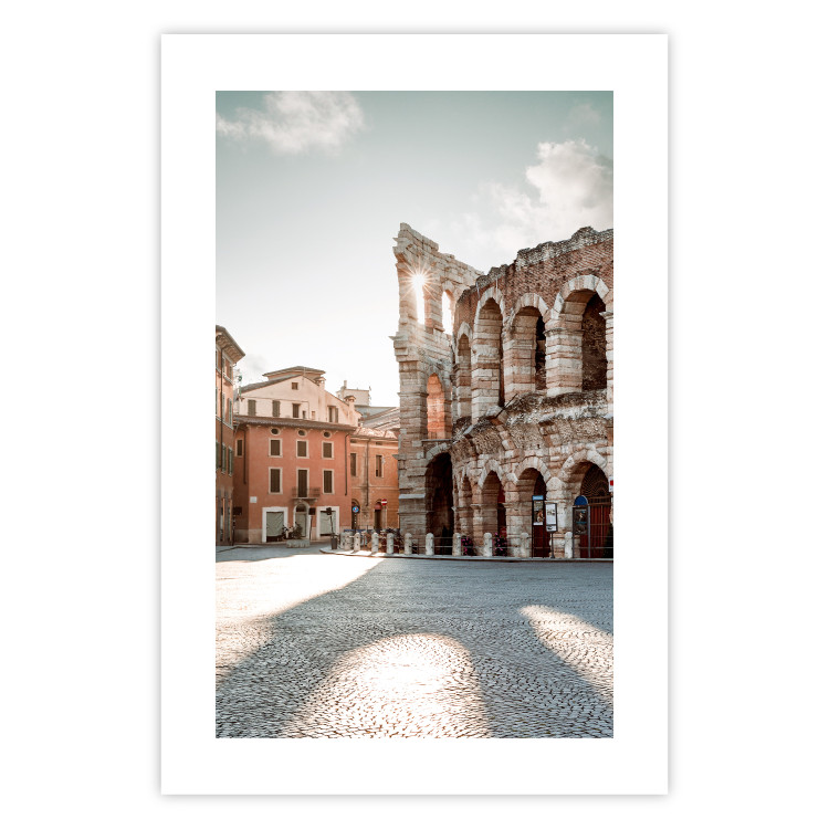 Wall Poster Colosseum Ruins - sunny landscape of historic Italian architecture 135911 additionalImage 13