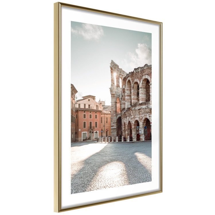Wall Poster Colosseum Ruins - sunny landscape of historic Italian architecture 135911 additionalImage 4