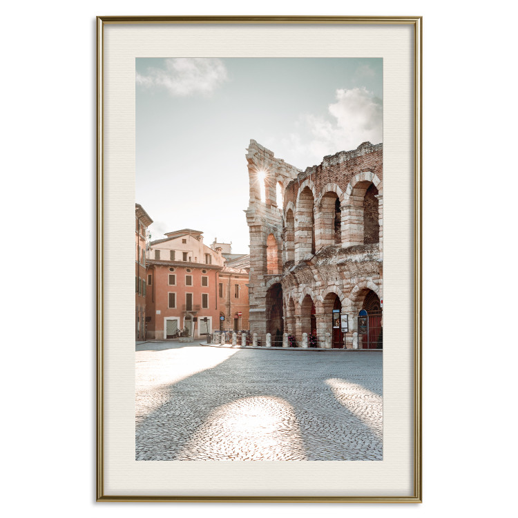 Wall Poster Colosseum Ruins - sunny landscape of historic Italian architecture 135911 additionalImage 18