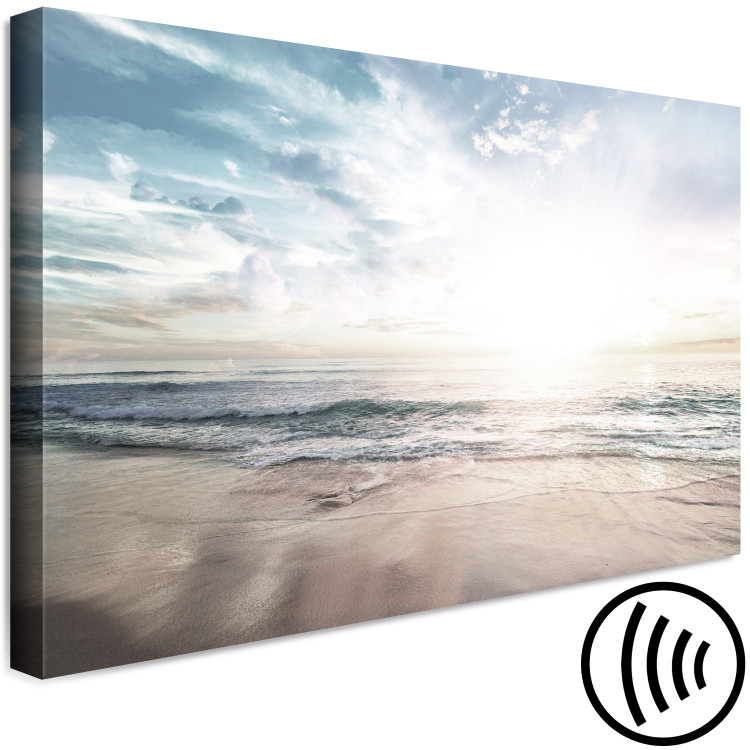 Canvas Print Sunny Morning (1-piece) Wide - sea and bright sky 138811 additionalImage 6
