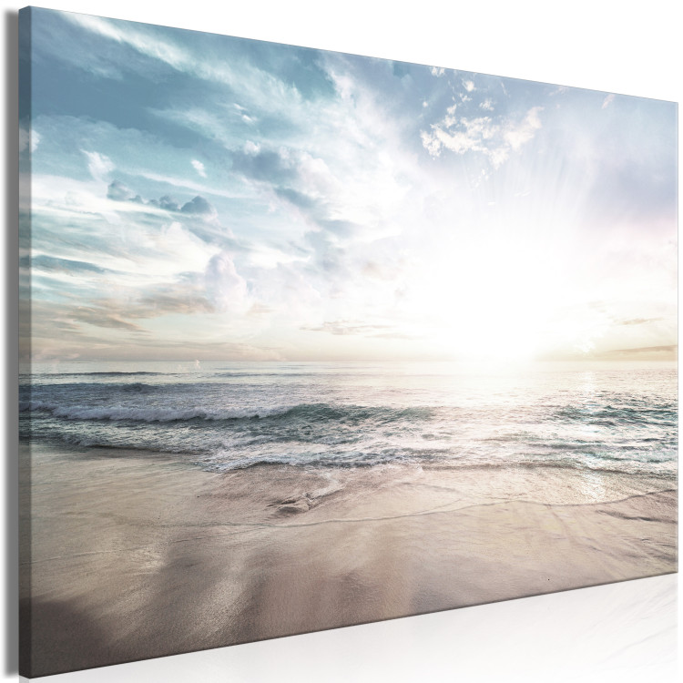 Canvas Print Sunny Morning (1-piece) Wide - sea and bright sky 138811 additionalImage 2