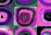 Canvas Art Print Vasyl's Purple Circles (1-piece) Narrow - modern abstraction 142411 additionalThumb 5