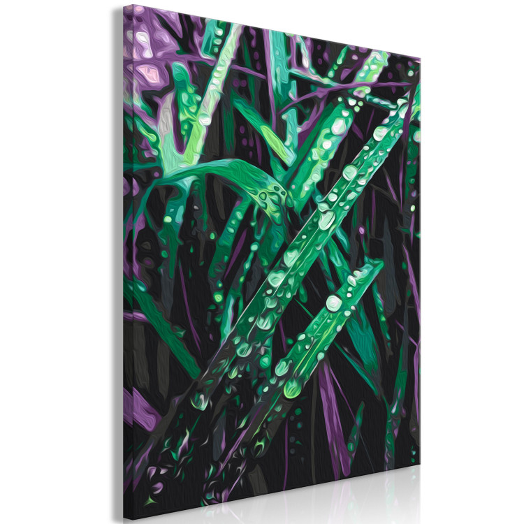 Paint by Number Kit Lush Nature - Long Blades of Green and Purple Grass 146211 additionalImage 5