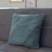 Decorative Microfiber Pillow Patina stucco - a precious stone pattern in shades of green cushions 146811 additionalThumb 2