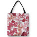 Shopping Bag Autumn leaves - composition of red maple leaves on a white background 147511