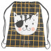 Backpack Pirate cat - animal with an eye patch over one eye and fishnet motif 147611 additionalThumb 2