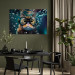Canvas Art Print AI Cat - Diving Animal in Goggles Among Bubbles - Horizontal 150211 additionalThumb 11