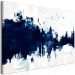 Large canvas print Blue in White - Abstraction With Streaks of Classic Blue [Large Format] 151011 additionalThumb 2