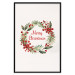 Poster Christmas Garland - English Inscription Surrounded by Plants 151711 additionalThumb 23