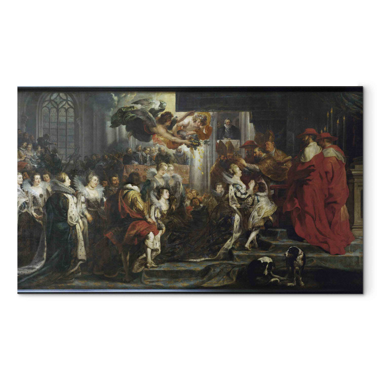 Reproduction Painting The marriage per procurationem of Marie de' Medici and King Henri IV of France 154211