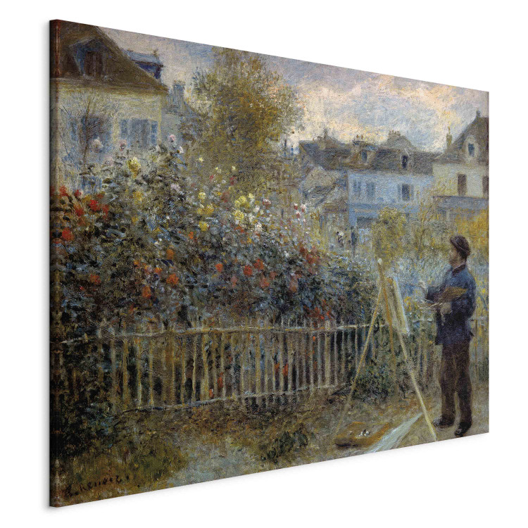 Art Reproduction Monet peignant dans son jardin à Argenteuil 155611 additionalImage 2