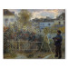 Art Reproduction Monet peignant dans son jardin à Argenteuil 155611