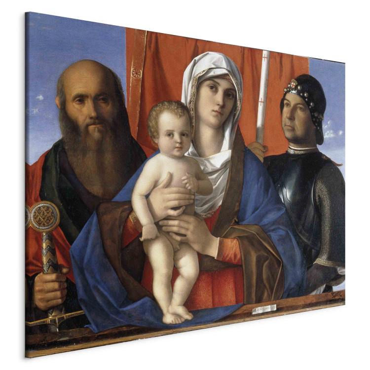 Art Reproduction Mary with the Child between Saints Paul and George 156211 additionalImage 2