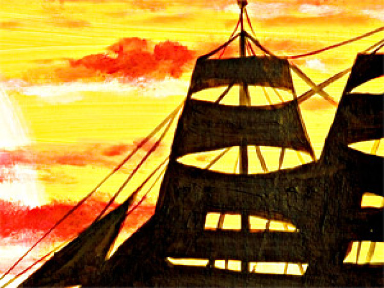 Canvas Print Sailing boat 49611 additionalImage 2
