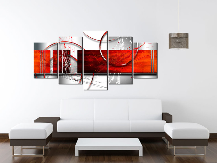 Canvas Print Emphasis: red theme 55811 additionalImage 3