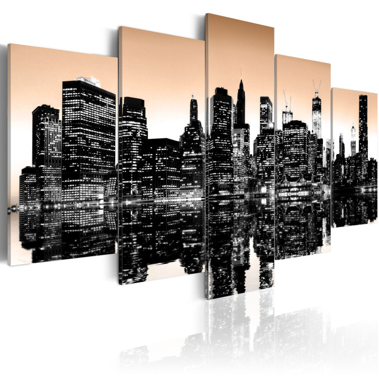 Canvas Sinking New York - 5 pieces 58311 additionalImage 2